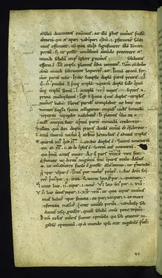 Leaf from Commentarii in Somnium Scipionis: Lambda Diagram of the World-Soul from Plato's Timaeus