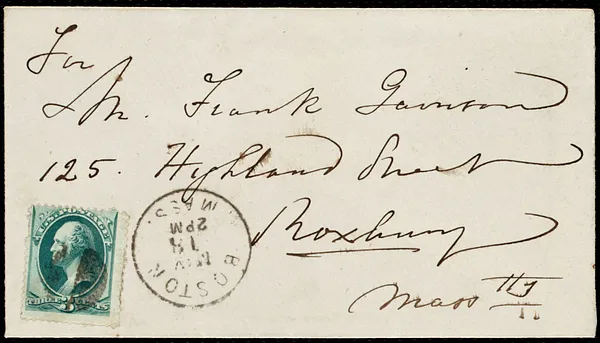 Letter from Maria Weston Chapman, Hotel La Grange, Boston, [Mass.], to Francis Jackson Garrison, May 18th, [1875]