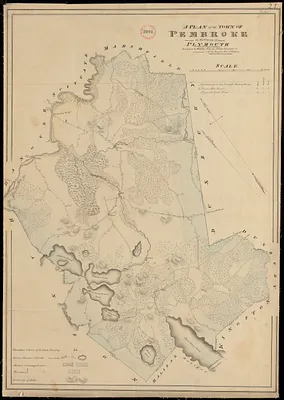 Plan of Pembroke made by John G. Hales, dated 1831