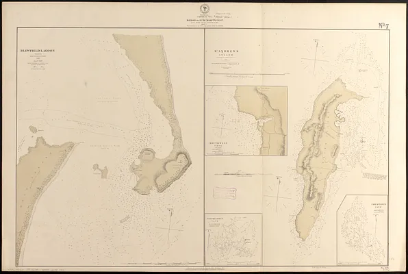 Caribbean Sea, harbors etc. on the Mosquito coast