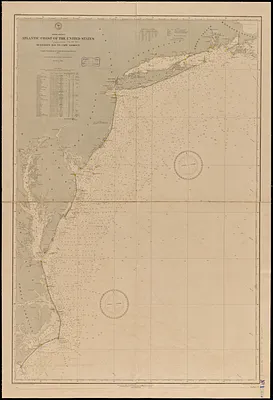 North America, Atlantic coast of the United States, Buzzard's Bay to Cape Lookout