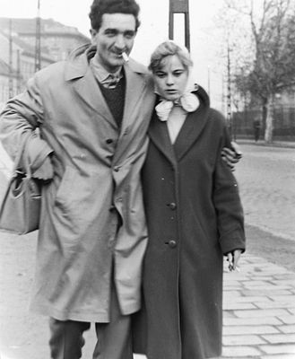 Couple Walking on Kálvária tér, Budapest