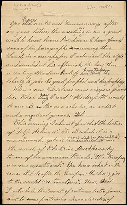 Bartolomeo Vanzetti autographed letter signed (incomplete) to [Elizabeth Glendower Evans], [Charlestown, January 1925?]