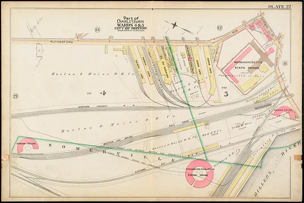 Atlas of the city of Boston : Charlestown