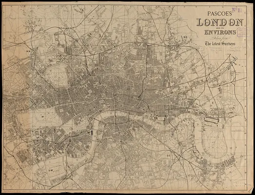 Pascoe's London and its environs, drawn from the latest surveys