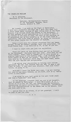 Extemporaneous remarks at Spokane, Washington