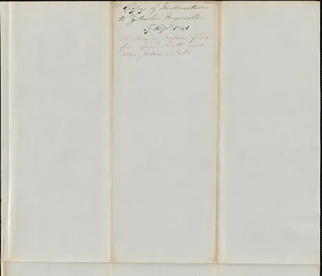 Copies of three letters from G.W. Coffin and E.L. Hamlin to Zebulon Ingersoll, 17 September 1841