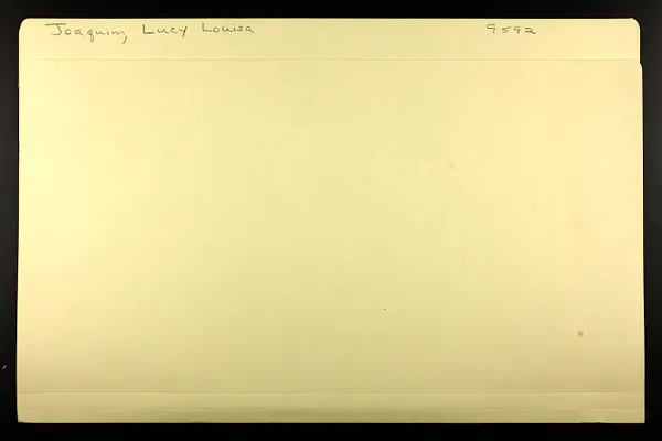 Joaquim, Lucy Louisa