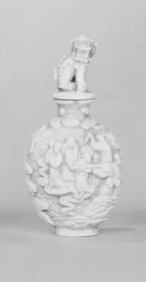 Snuff Bottle with Taoist Immortals
