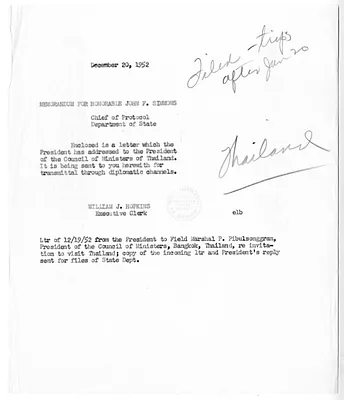 Memorandum from William J. Hopkins to John F. Simmons