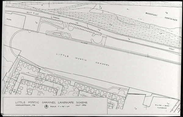 Little Mystic Channel landscape scheme, Charlestown, MA