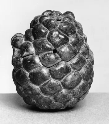 Incense Burner in the Shape of a Pinecone