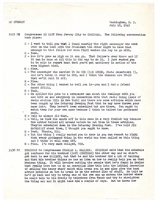 Summaries of Telephone Conversations