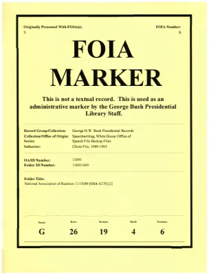 National Association of Realtors 11/10/89 [OA 6270] [2]