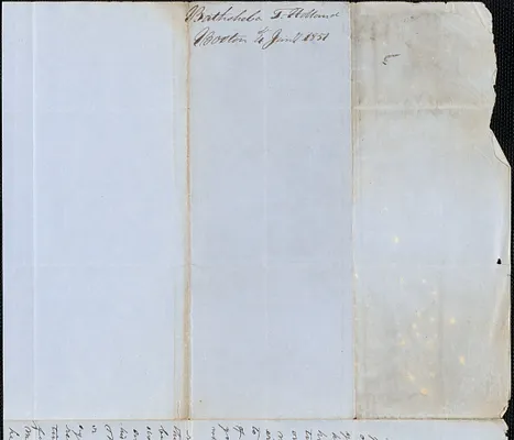 Bathsheba Holland to George Coffin, 4 January 1851