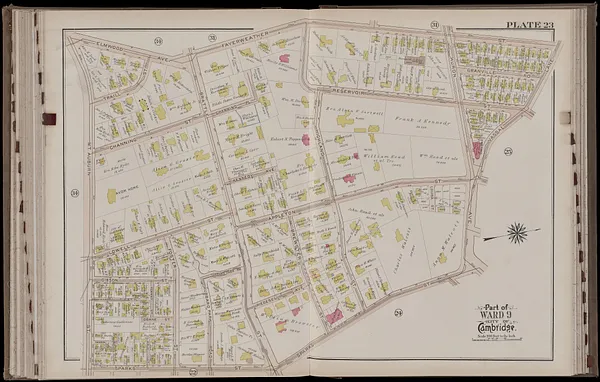 Atlas of the city of Cambridge, Massachusetts