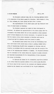White House Press Release