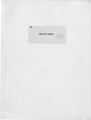File Unit List - Spain and Tangier