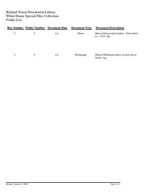 WHSF: Returned, 5-9