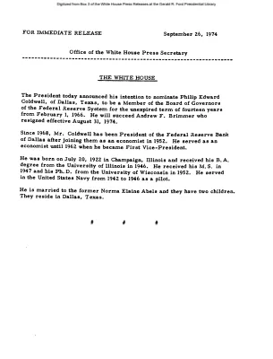 Coldwell, Philip Edward [Biography]