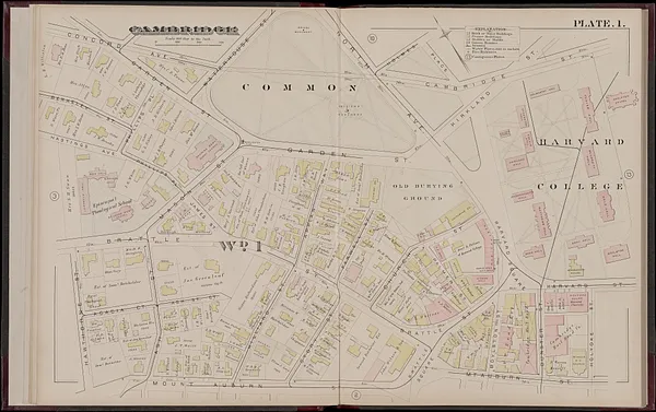 Atlas of the city of Cambridge, Massachusetts