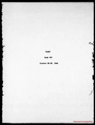 Volume 787, October 26 – October 29, 1944