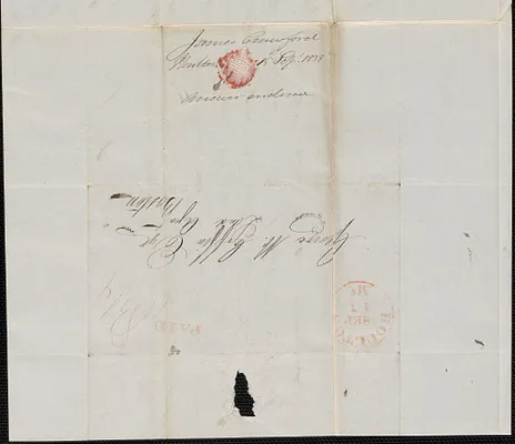 James Crawford to George Coffin, 15 September 1838