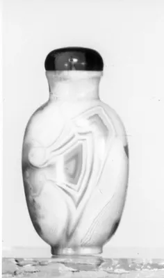 ""Fortification Agate"" Snuff Bottle