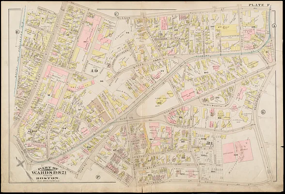 Atlas of the city of Boston : Roxbury