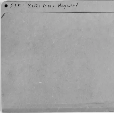Hayward, Mary