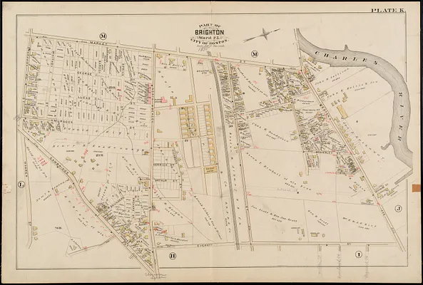 Atlas of the city of Boston : Charlestown and Brighton