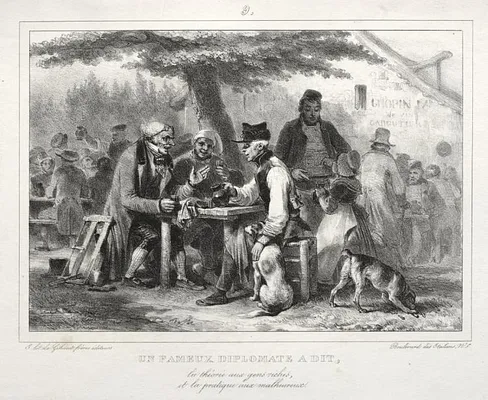 Album for 1832:  Un famous diplomat à dit...