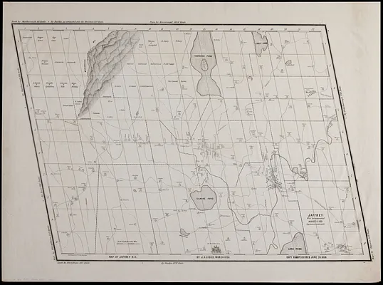 Map of Jaffrey, N.H.