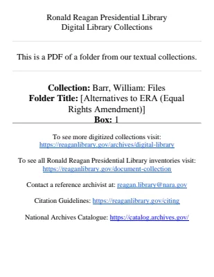 [Alternatives to ERA (Equal Rights Amendment)]
