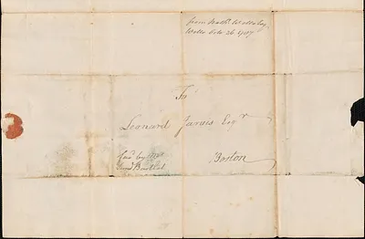 Nathaniel Wells to Leonard Jarvis, 26 October 1787
