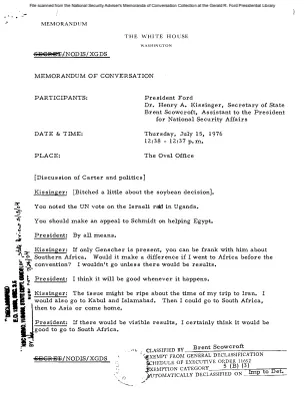 July 15, 1976 - Ford, Kissinger
