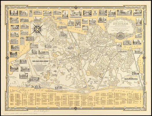 The town of Dedham, Massachusetts