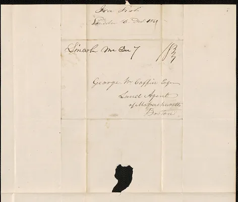 Ira Fish to George Coffin, 6 December 1841