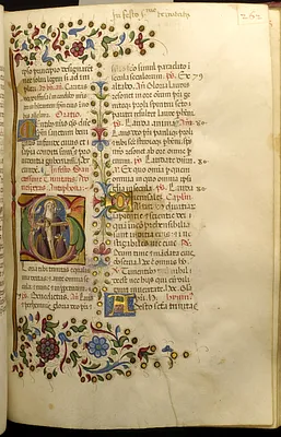 Leaf from Breviary