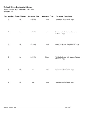 WHSF: Returned, 22-16