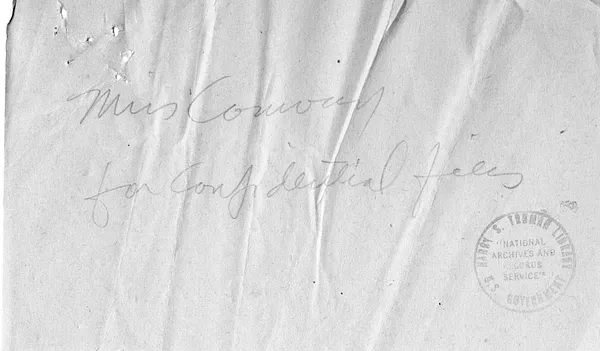 Letter from Spruille Braden to Matthew Connelly, with Attachments