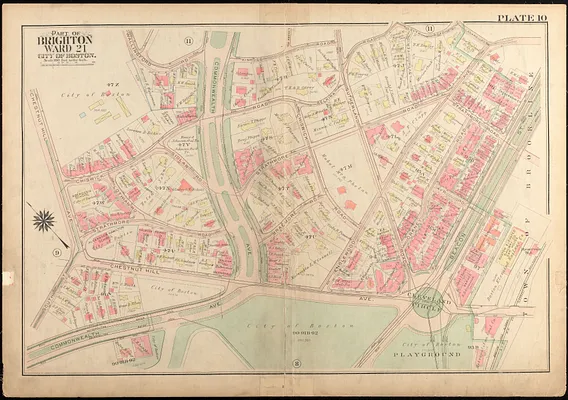 Atlas of the city of Boston, Brighton