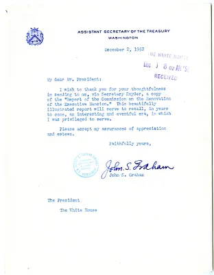 Letter from John S. Graham to President Harry S. Truman