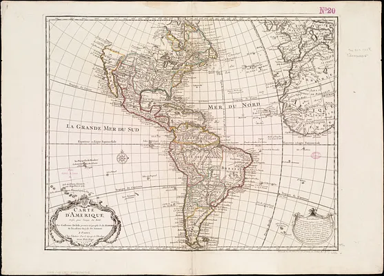 Carte d'Amerique