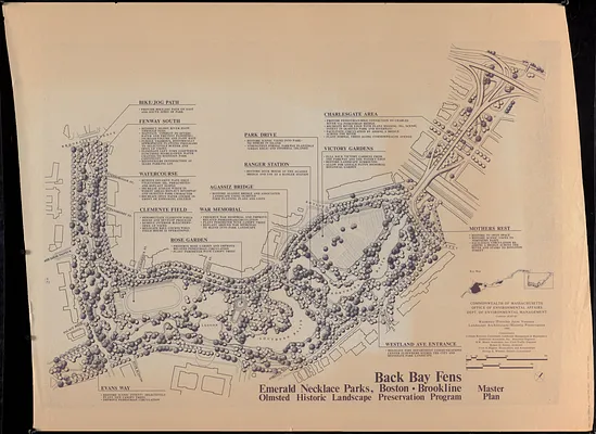 Back Bay Fens master plan