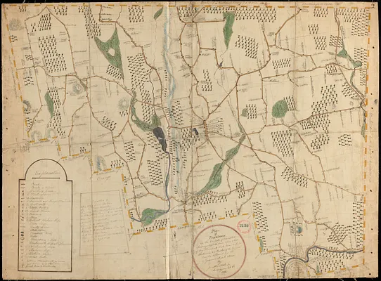 Plan of Royalston made by Jonathan Blake, Jr., dated February 3, 1831