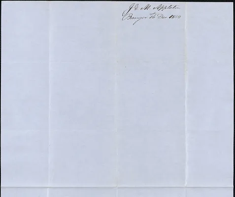 J. and M. L. Appleton to George Coffin, 16 December 1850