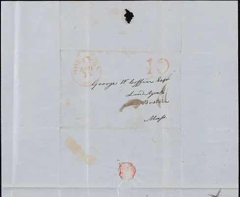 Samuel Cook to George Coffin, 16 April 1850