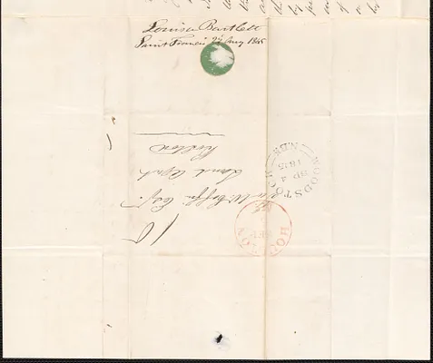 Louisa Bartlett to George Coffin, 27 August 1845