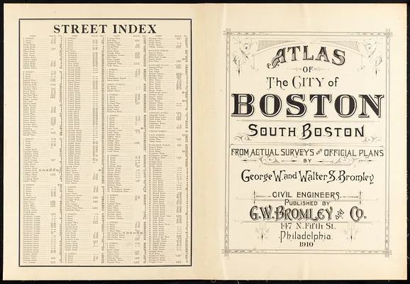 Atlas of the city of Boston : South Boston